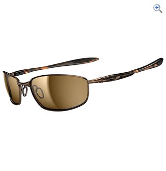 Oakley Polarised Blender Sunglasses (Brown Chrome/Tortoise/Bronze) - Colour: Brown